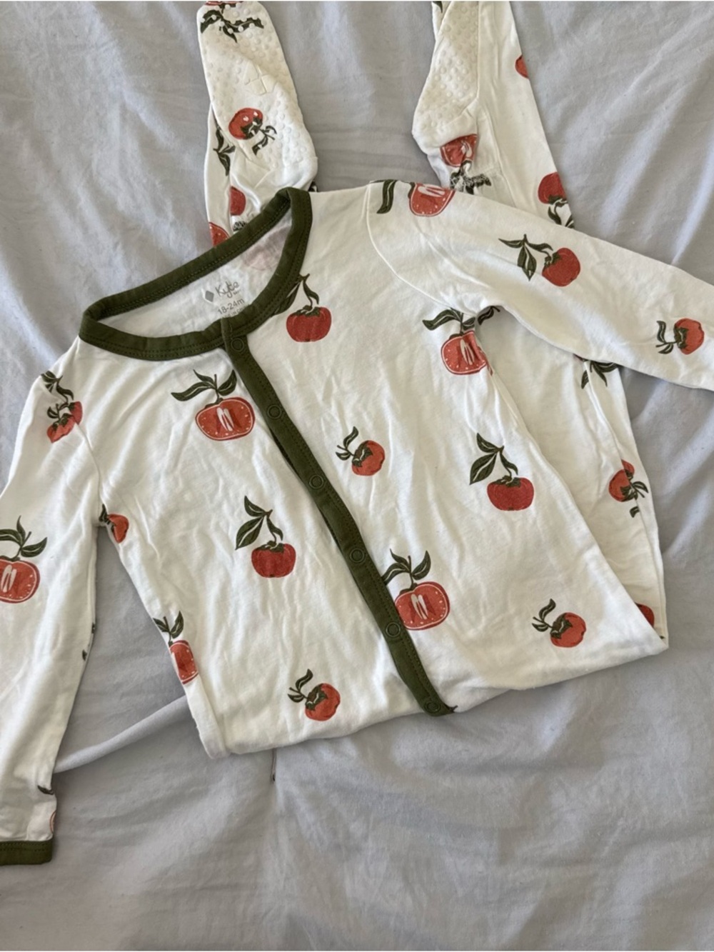 Kyte Baby Persimmon Snap Footie 18-24 mo
